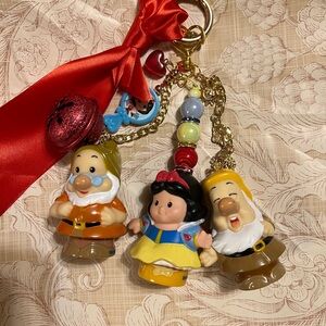 Snow White and Dwarfs Bag Charm Vintage